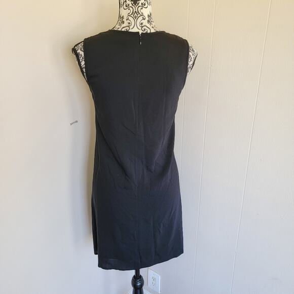 Theory Black Mini Shift Dress - Picture 2 of 4